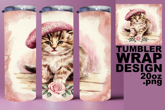 Chic tumbler wrap, perfect for creative adventures! , Animals Sublimation HoodArtCraft 