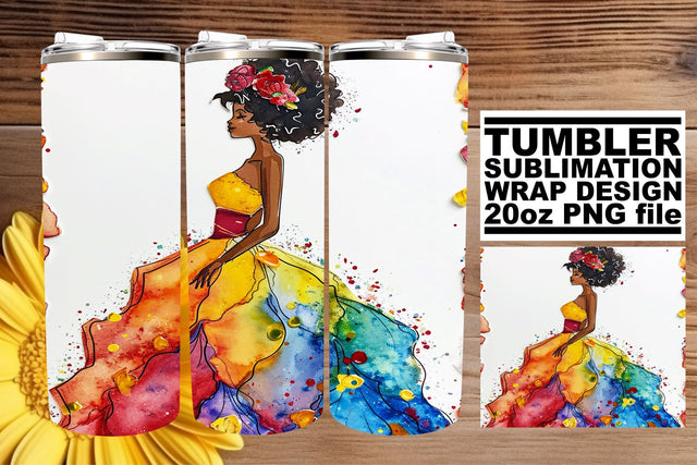 Chic Watercolor Wedding Tumbler: Eternal Love 20oz Edition Sublimation afrosvg 