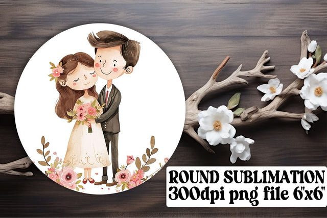 Chic Wedding Car Coaster Sublimation Sublimation afrosvg 