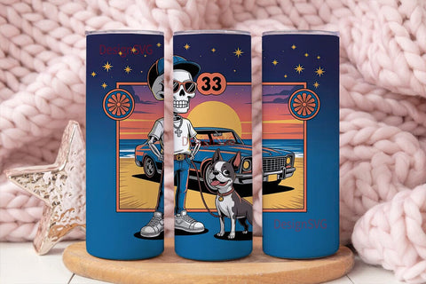 Chicano Lowrider Tumbler Wrap Sublimation DesignSVG 
