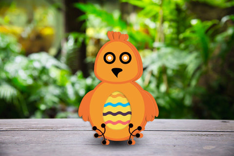 Chick Easter Egg Holder SVG Design SVG CraftLabSVG 