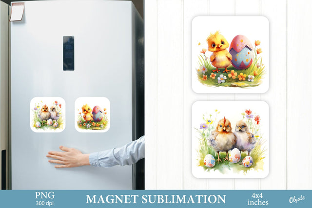 Chick Egg Sublimation PNG. Magnet Sublimation PNG. Sublimation Olga Terlyanskaya 