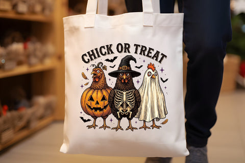 Chick or Treat Png-Funny Spooky Chicken Sublimation designartist 