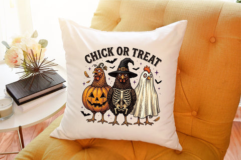Chick or Treat Png-Funny Spooky Chicken Sublimation designartist 