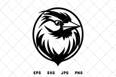 Chickadee Mascot Graphics - JPG, SVG, PNG, EPS - Digital Download with Commercial License for Cricut, Silhouette, Scan N Cut Crafting SVG Loveleen Kaur 