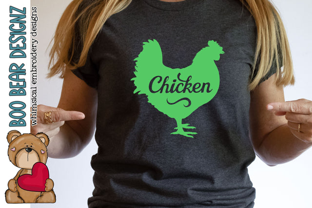 Chicken Clipart Sublimation Boo Bear Designz 