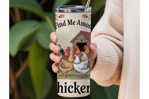 Chicken Coop 20oz Tumbler Wrap Sublimation DesignSVG 