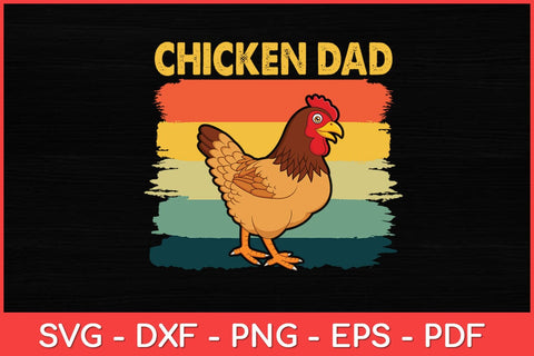 Chicken Dad For Men Father Hen Chicken Farmer Whisperer Svg Design SVG artprintfile 