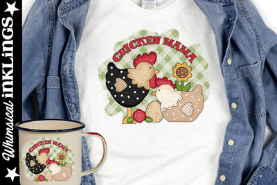 Chicken Mama Sublimation DPI-PNG Sublimation Whimsical Inklings 