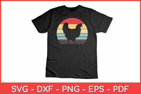 Chicken Retro Hen Poultry Farmer Fowl Chicks Rooster Vintage Svg Design SVG artprintfile 