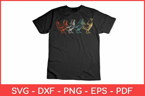 Chicken Retro Vintage Poultry Farmer Farm Lover Svg Design SVG artprintfile 