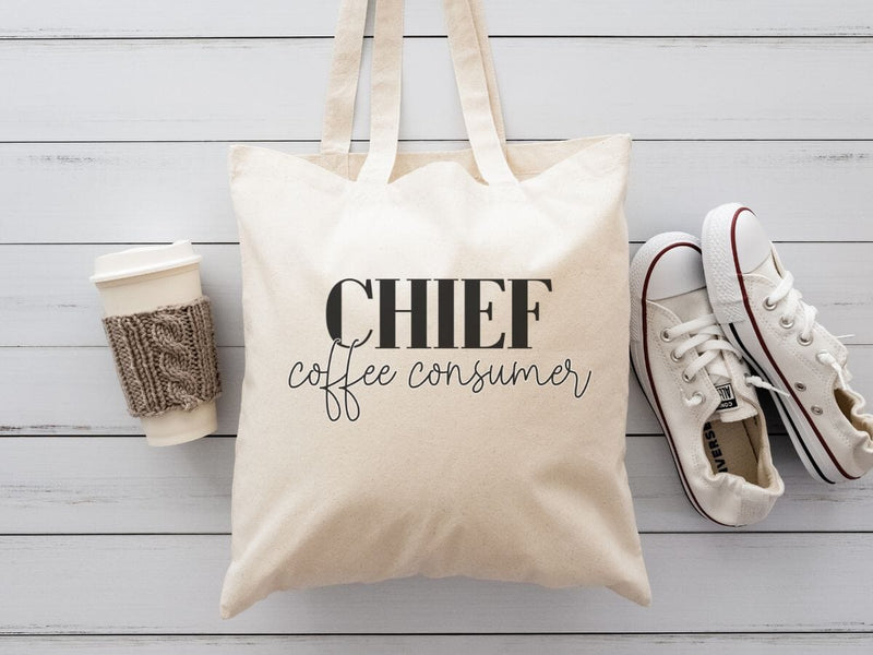 Chief Coffee Consumer SVG | Funny Caffeine Design SVG So Fontsy VIP Design Shop 