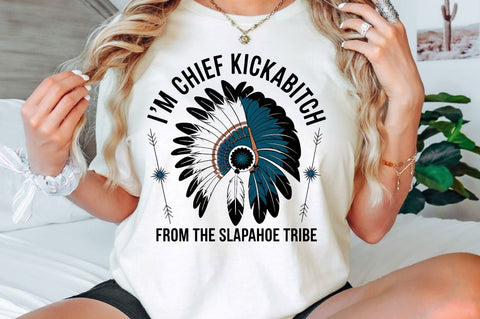 Chief Kickabitch PNG, Chief Kickabitch Sublimation Design Sublimation Regulrcrative 