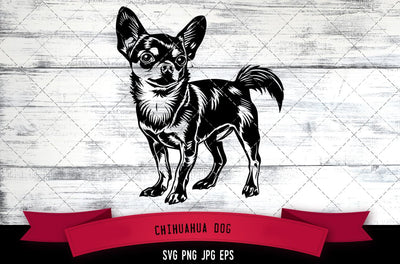 Chihuahua Dog SVG, Dog SVG, Logo - Digital Download with Commercial License for Cricut, Silhouette, Scan N Cut Crafting SVG Loveleen Kaur 