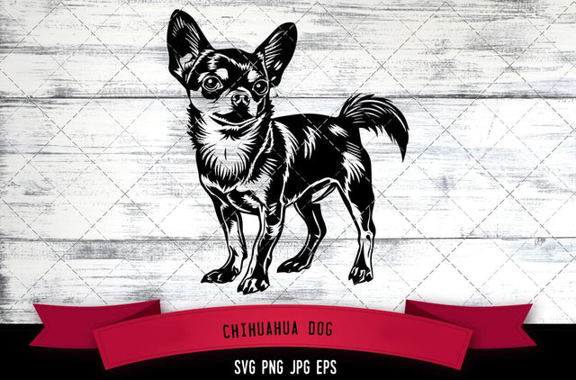Chihuahua Dog SVG, Dog SVG, Logo - Digital Download with Commercial License for Cricut, Silhouette, Scan N Cut Crafting SVG Loveleen Kaur 
