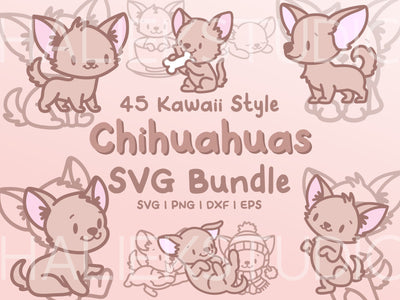 Chihuahua SVG Design Set SVG HalieKStudio 