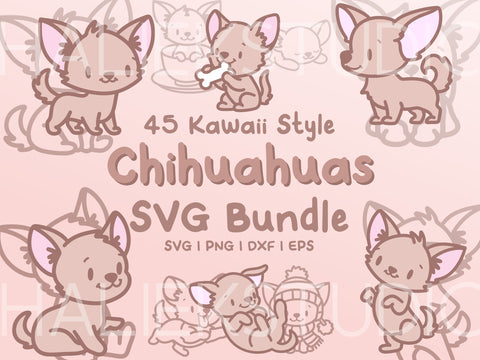Chihuahua SVG Design Set SVG HalieKStudio 