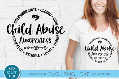 Child abuse svg, child abuse awareness svg, child abuse, prevention month SVG SVG Cut File 