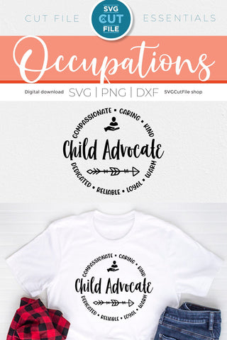 Child Advocate svg for Social Worker SVG SVG Cut File 