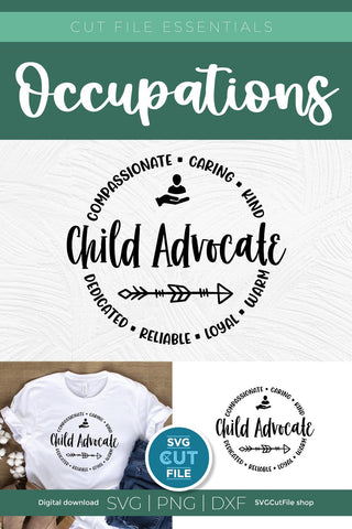 Child Advocate svg for Social Worker SVG SVG Cut File 