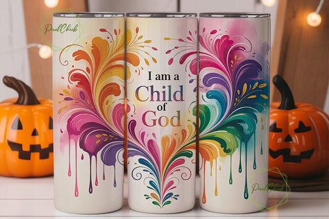 Child of God 20oz Tumbler Wrap Sublimation PixelChick 
