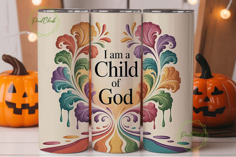 Child of God 20oz Tumbler Wrap Sublimation PixelChick 