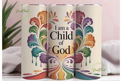 Child of God 20oz Tumbler Wrap Sublimation PixelChick 