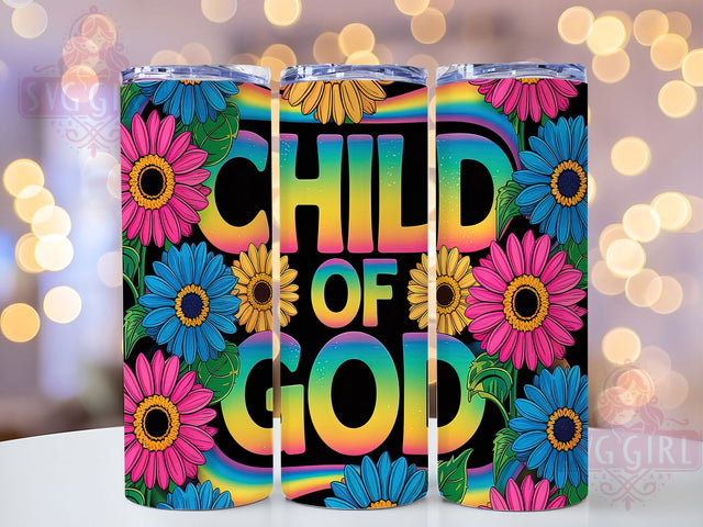 Child Of God Faith Tumbler Wrap Design, Christian Tumbler Wrap, Faith Tumbler Design, Bible Verse Tumbler, Religious Sublimation Design, Inspirational Tumbler Wrap, God Is Good Tumbler Sublimation SvggirlplusArt 