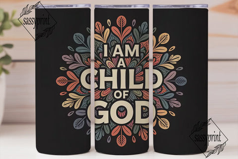 Child of God Mandala 20oz Tumbler Sublimation sassyprint 