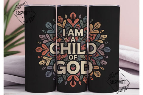 Child of God Mandala 20oz Tumbler Sublimation sassyprint 