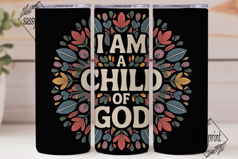 Child of God Mandala 20oz Tumbler Sublimation sassyprint 