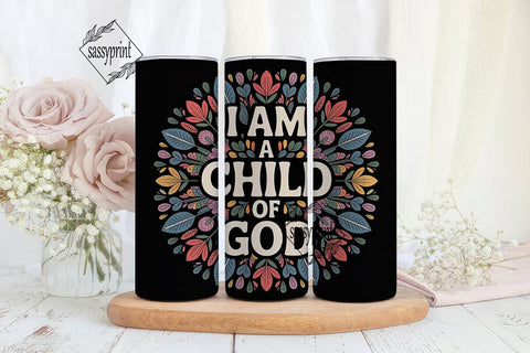 Child of God Mandala 20oz Tumbler Sublimation sassyprint 