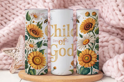 Child of God Tumbler Wrap Sublimation DesignSVG 