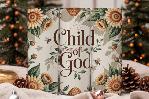 Child of God Tumbler Wrap Sublimation DesignSVG 