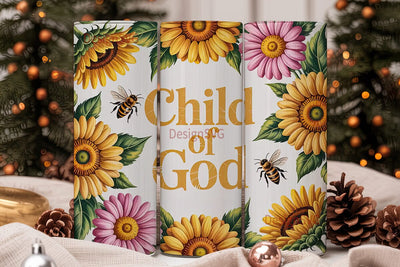 Child of God Tumbler Wrap Sublimation DesignSVG 