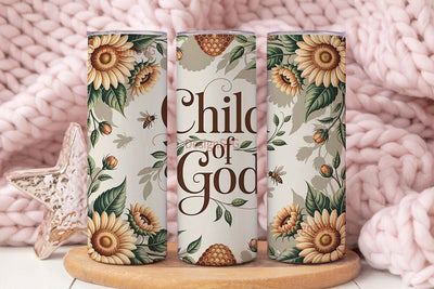 Child of God Tumbler Wrap Sublimation DesignSVG 