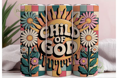 Child of God Tumbler Wrap Sublimation PixelChick 