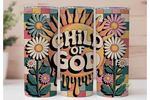 Child of God Tumbler Wrap Sublimation PixelChick 