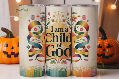 Child of God Tumbler Wrap Sublimation PixelChick 