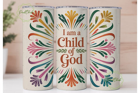 Child of God Tumbler Wrap Sublimation PixelChick 