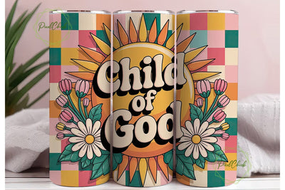 Child of God Tumbler Wrap Sublimation PixelChick 
