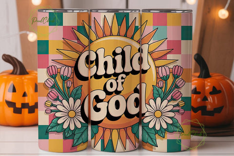 Child of God Tumbler Wrap Sublimation PixelChick 