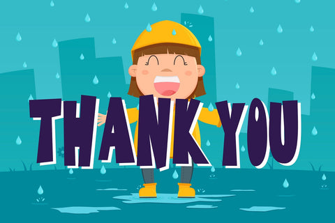 Child Rainy - Playful Display Font Font Mozzatype 