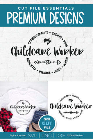 Childcare worker svg, Child Care Worker svg, Daycare worker svg for men or women SVG SVG Cut File 