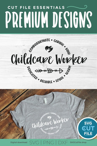 Childcare worker svg, Child Care Worker svg, Daycare worker svg for men or women SVG SVG Cut File 
