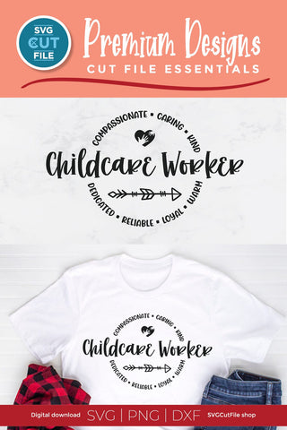 Childcare worker svg, Child Care Worker svg, Daycare worker svg for men or women SVG SVG Cut File 
