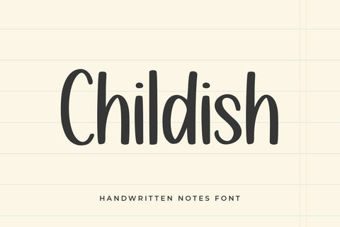 Childish Font Abo Daniel Studio 