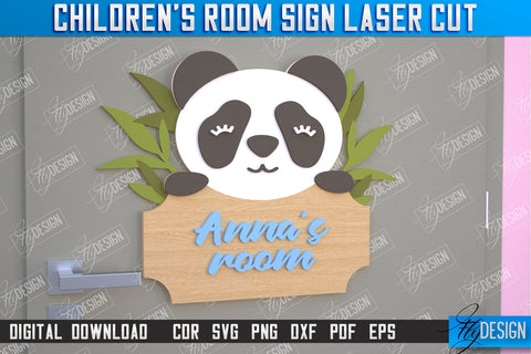 Children's Room Sign Bundle | Door Sign | Nursery Name Sign | Hedgehog Design | CNC Files SVG Fly Design 