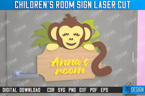 Children's Room Sign Bundle | Door Sign | Nursery Name Sign | Hedgehog Design | CNC Files SVG Fly Design 