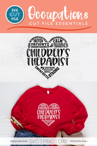 Children's therapist svg - an ABA or BCBA Child therapist svg SVG SVG Cut File 